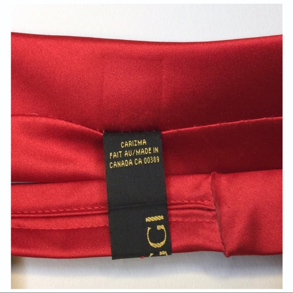 💛NEW💛 Women’s fashionable Zipper Tie RED (NWOT) - Picture 5 of 7